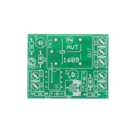 Przekaźnikowy timer 1-120 s na NE555 - KIT AVT 1689