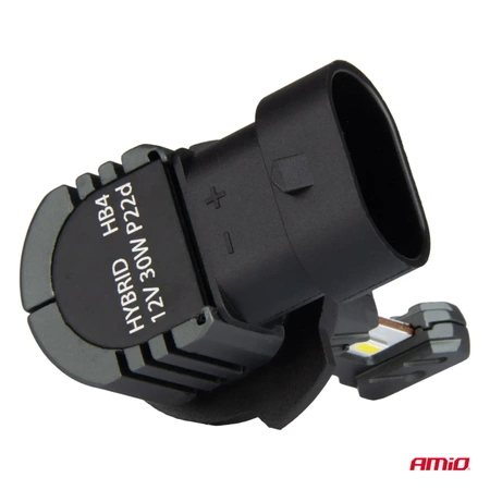 Żarówka samochodowa LED 2szt HB4 9006 6000K Canbus 60W AMIO-04118 seria HYBRID AMIO-04118