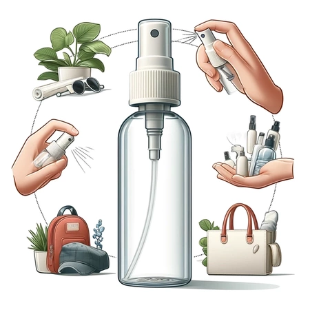 Butelka z atomizerem 50ml - plastikowa buteleczka z rozpylaczem