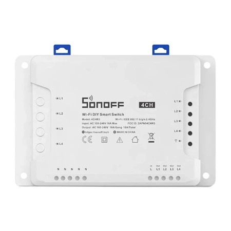 Inteligentny przełącznik WiFi SONOFF 4CHR3 2-kanałowe sterowanie