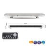 Belka ostrzegawcza LED na dach pojazdu, 121 cm, 95W, 252 LED, światło pomarańczowe, śruby, TA2, BLK0023-2