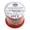 Drut nawojowy emaliowany 0,60 mm, DNE 180, miedź, szpulka 200 g, ok. 78 m