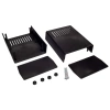 Obudowa uniwersalna Z2AW, 147 × 178 × 90 mm, PS, czarna, wentylowana, z panelami bocznymi, Kradex