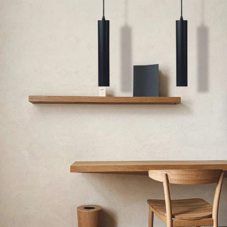 Lampa wisząca szynowa, 12W, 753lm, 4000K, 30cm, czarna