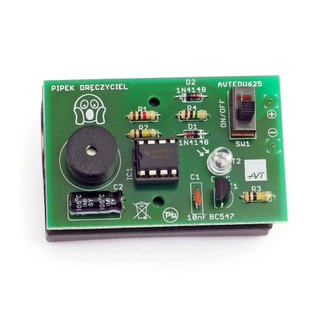 Pipek dręczyciel - reaktywacja. Zestaw DIY do nauki lutowania AVT EDU625