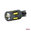 Żarówki LED W16W T15 bez CANBUS 12/24 V, 18 diod SMD 2525, soczewka, światło białe, 2 szt. - AMiO 04994