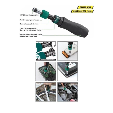 Wkrętak dynamometryczny 0.1-1.2Nm, Proskit SD-T635-0112