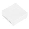 Obudowa uniwersalna Z123WB, 75,8 × 75,8 × 30,2 mm, ABS, biała, wentylowana, z panelami bocznymi, Kradex