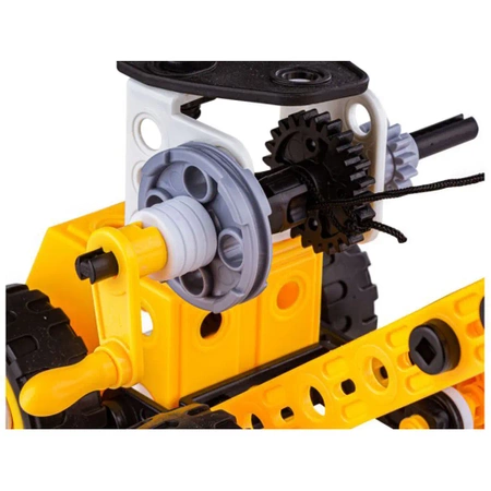 Klocki Konstrukcyjne: Maszyny, Pojazdy Budowlane, Dźwig, Wiatrak, Ciężarówka 8w1, 100 elementów