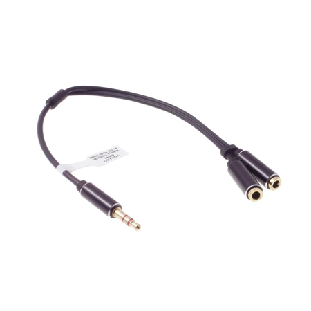 Kabel - rozdzielacz: wtyk jack 3.5 stereo - 2x gniazdo jack 3.5 stereo, rozgałęziacz, JR172 Vitalco