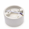 Oprawa natynkowa GX53 ceramiczna, sufitowa i ścienna, 90 × 53 mm, biała
