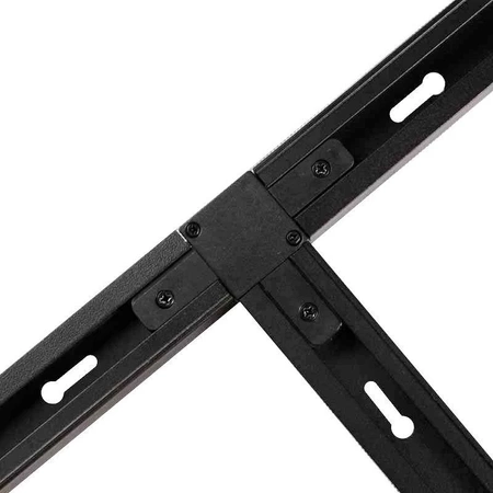 Złączka typu T do szyny, czarna