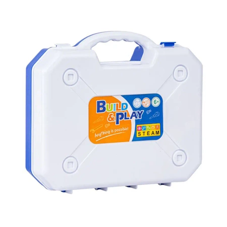 Kolorowe klocki konstrukcyjne: pojazdy 10w1, 179 elementów