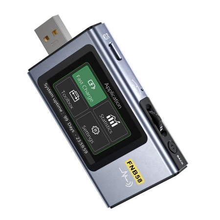 Wielofunkcyjny miernik portu USB, FNIRSI FNB58 wersja z Bluetooth