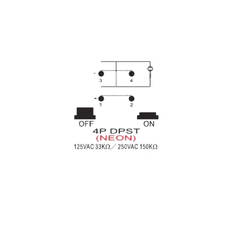 Przełącznik OFF-ON bistabilny, przycisk zielony z podświetlaniem 12V