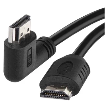 Przewód HDMI - HDMI kątowy v2, EMOS PRZEW HDMI 10510