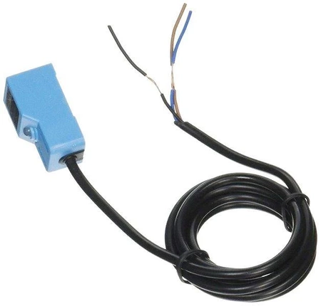 Czujnik indukcyjny zbliżeniowy prostokątny NPN NO - 4mm - 10-30 VDC - z przewodem - ROKO SN04-N