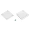 Obudowa uniwersalna Z123WB, 75,8 × 75,8 × 30,2 mm, ABS, biała, wentylowana, z panelami bocznymi, Kradex