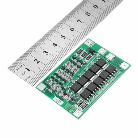 Moduł BMS PCM PCB ładowania i ochrony ogniw Li-Ion 3S - 12.6V - 40A - 18650
