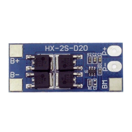 Moduł BMS PCM PCB ładowania i ochrony ogniw Li-ion 2S - 8.4V - 13A - 18650