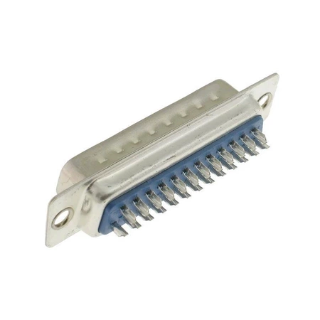 Wtyk męski prosty do lutowania, DB25 2-rzędy