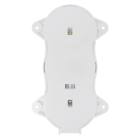 Gniazdo elektryczne Schuko potrójne, montaż natynkowy, kolor biały, seria Retro PRL