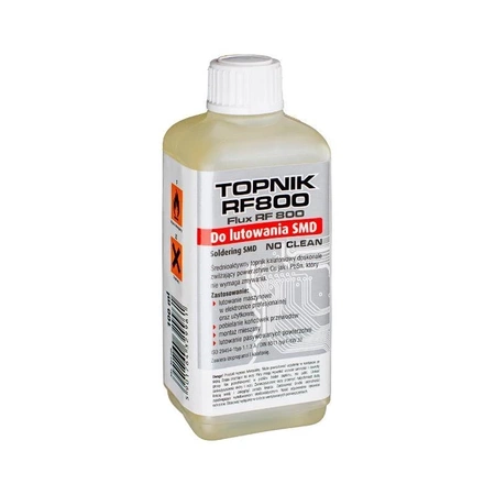 Topnik do lutowania RF800 100ml, butelka z pędzelkiem