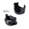 Uchwyt kabla plastikowy 42×32 mm natynkowy czarny - Retro PRL
