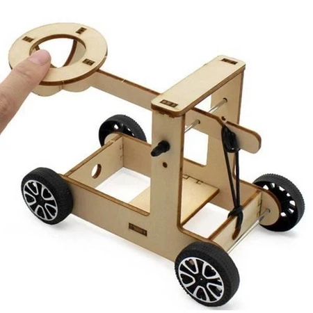 Katapulta - DIY - Drewniana Zabawka Edukacyjna