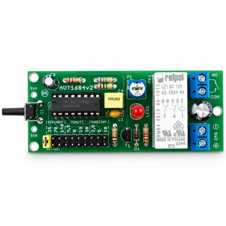 Automatyczny wyłącznik czasowy 12V z przekaźnikiem - KIT AVT 1684