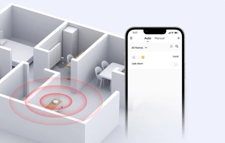 Zestaw czujnik zalania/wycieku wody ZigBee SONOFF SNZB-05P + Kabel WLDC200