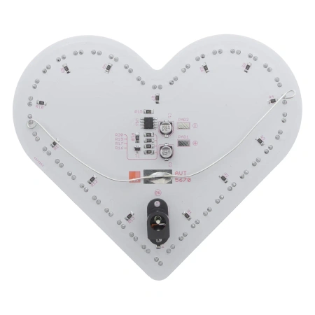 Pulsujące serce LED - zlutowany KIT AVT 5670