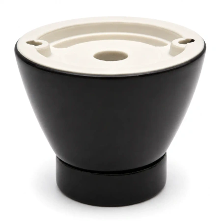 Porcelanowa oprawka natynkowa E27 czarna F510-ZK Ceramic Loft