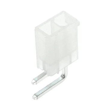 Wtyk ATX 2-stykowy męski kątowy do montażu na PCB, raster 4,20 mm, biały, KWM4505-02R