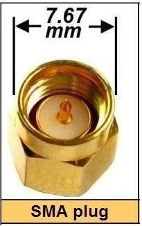 Antena 110mm 2.4GHz 2.5 dBi - wtyk SMA plug - do nadajników RC