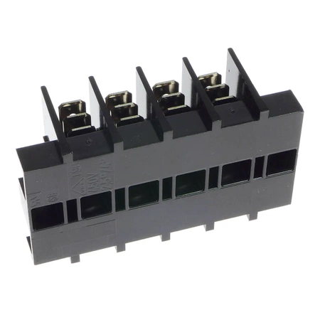 Listwa montażowa na konektory 6,3 x 0,8mm 54.886.033, 4 rzędy WECO