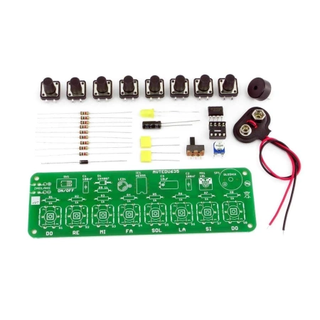 Pianino w wersji mini. Zestaw DIY do nauki lutowania AVT EDU635
