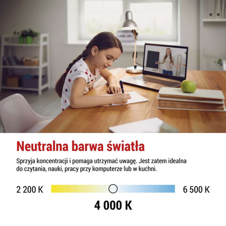 Żarówka LED E14 3.8W = 60W 806lm neutralna biel, Filament świeczka A CLASS EMOS ZF3A43