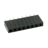 Gniazdo jednorzędowe 8pin, r2.54, proste