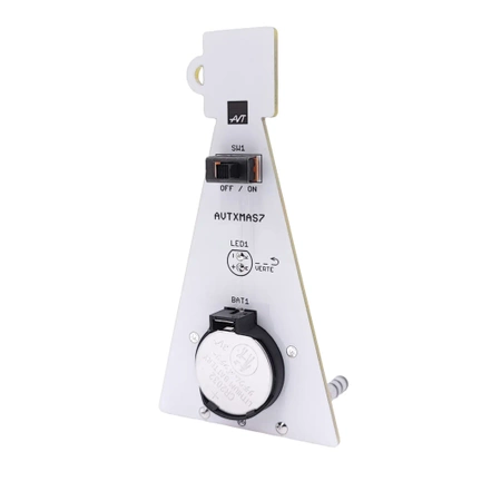 Wesoły Bałwanek LED - ozdoba DIY, zestaw do nauki lutowania, XMAS7