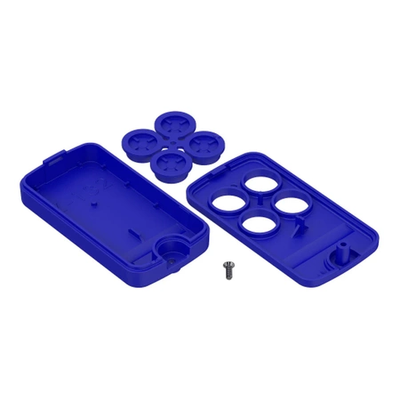 Obudowa pilota 35x65, h=13mm, ABS, niebieski Z132N