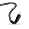 Kabel USB-C - Lightning, 30 W, 2 m, czarny, eXc