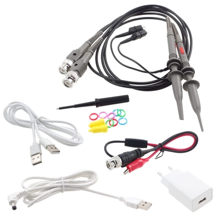 Oscyloskop dwukanałowy 100MHz; Generator sygnału DDS, FNIRSI 1014D