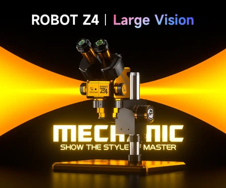 Mikroskop trzy-okularowy stereo Robot Z4 Mechanic