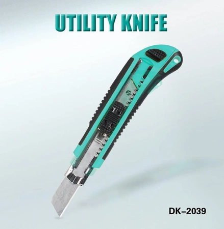 Nożyk metalowy z łamanym ostrzem i magazynkiem, DK2039 Proskit