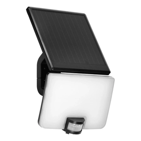 Naświetlacz LED 10W z czujnikiem ruchu, ładowany solarnie SOLIS, 1200lm, IP54, 4000K, 3000mAh