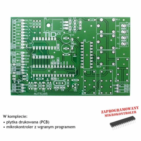 TIDex - komputer dla samochodów z silnikiem diesla, PCB i mikroprocesor do projektu AVT5395