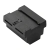 Obudowa modułowa na szynę DIN Z101, 89 × 107 × 65,6 mm, ABS V0, czarna, Kradex