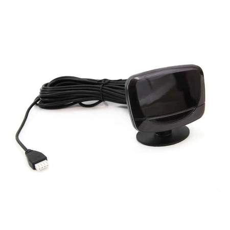 Zestaw czujników parkowania z wyświetlaczem graficznym, 4 czujniki 22mm, białe (30487)