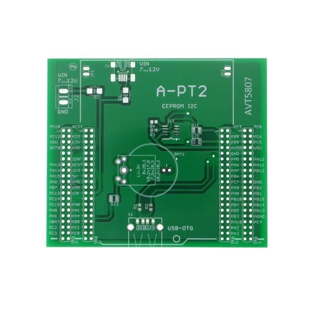 Płytka rozszerzeń do Nucleo-64, PCB do projektu AVT5807